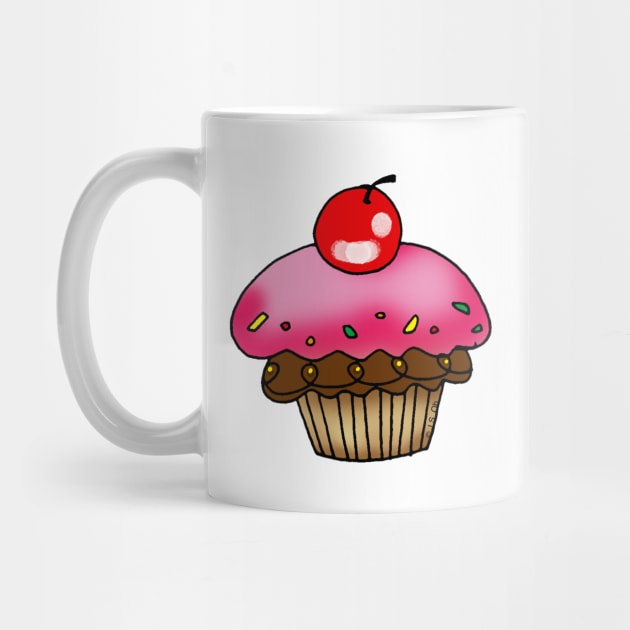 cherry muffin by cartoonygifts